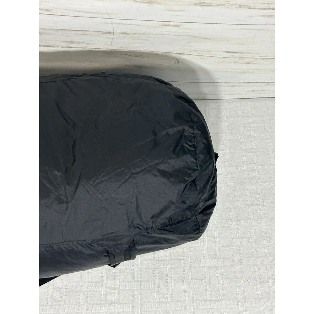 The North Face Large Black Flyweight Light Weight Duffel Bag Camping Hiking Camp